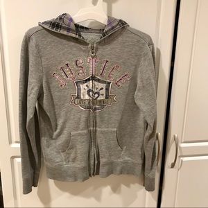 Justice Girls shirt with hood